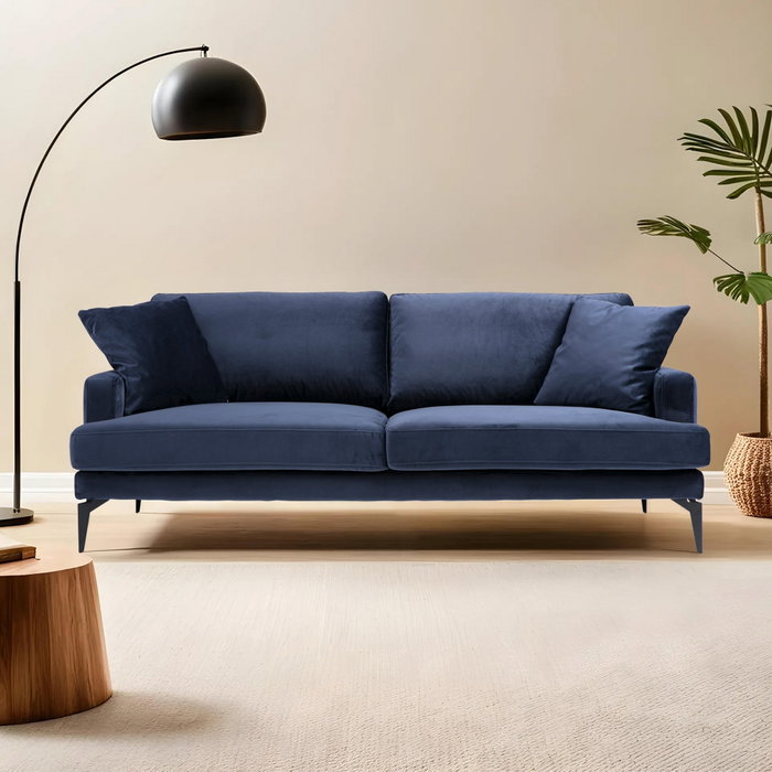 Atelier Del Sofa Papira Sofá de 3 plazas Azul marino